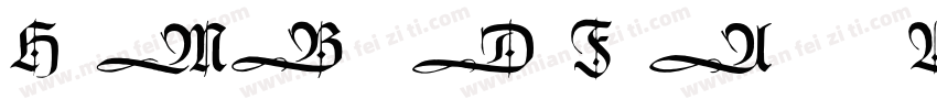 HumboldtFrakturUNZ1A Regular字体转换